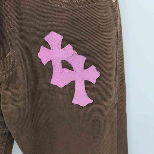 リーバイス Levis 505 ボタン裏HK26 クロスパッチ リメイク フレアパンツ Y2K レディース  W25 L32